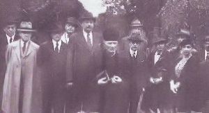 Leo Funke at ceremony to honour Herzl